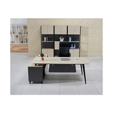White Modern L Shape Manager Desks Boss Office Table Furniture Set Executive Office Desk